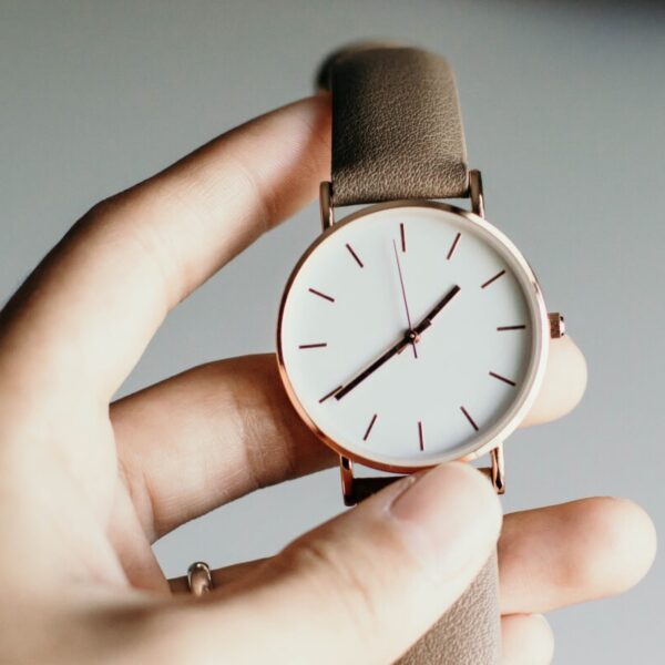 Leather Digital Watch